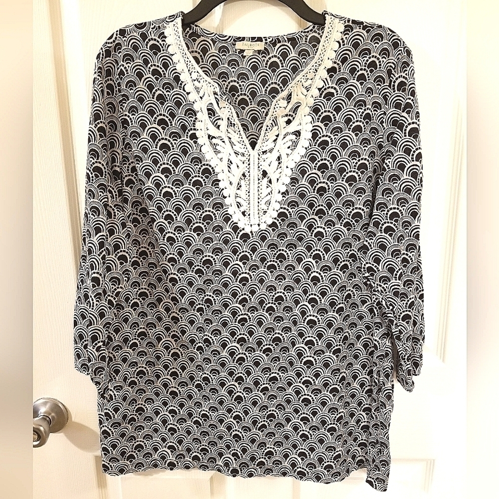 Talbots Top 100% cotton